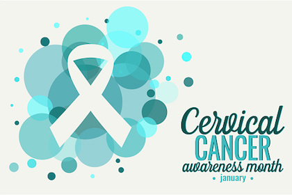 Cervical cancer month logo
