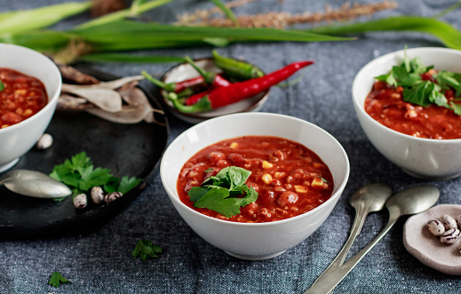 bowls of chili