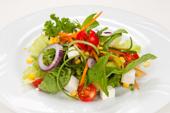 plate of salad