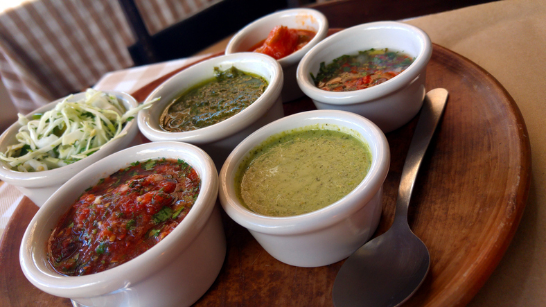 bowl of salsa