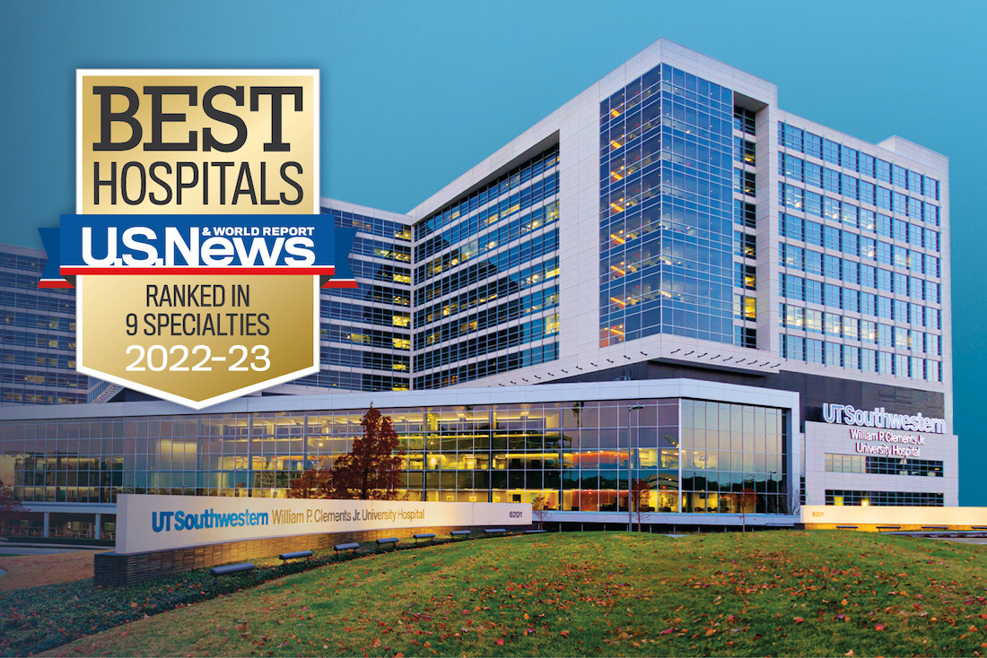 UT Southwestern No. 1 hospital in DallasFort Worth, Best Hospital