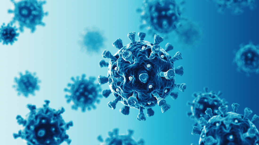 Coronavirus. COVID-19. 3D Render