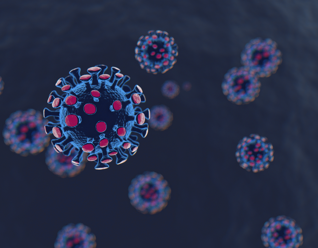 Illustration of novel coronavirus