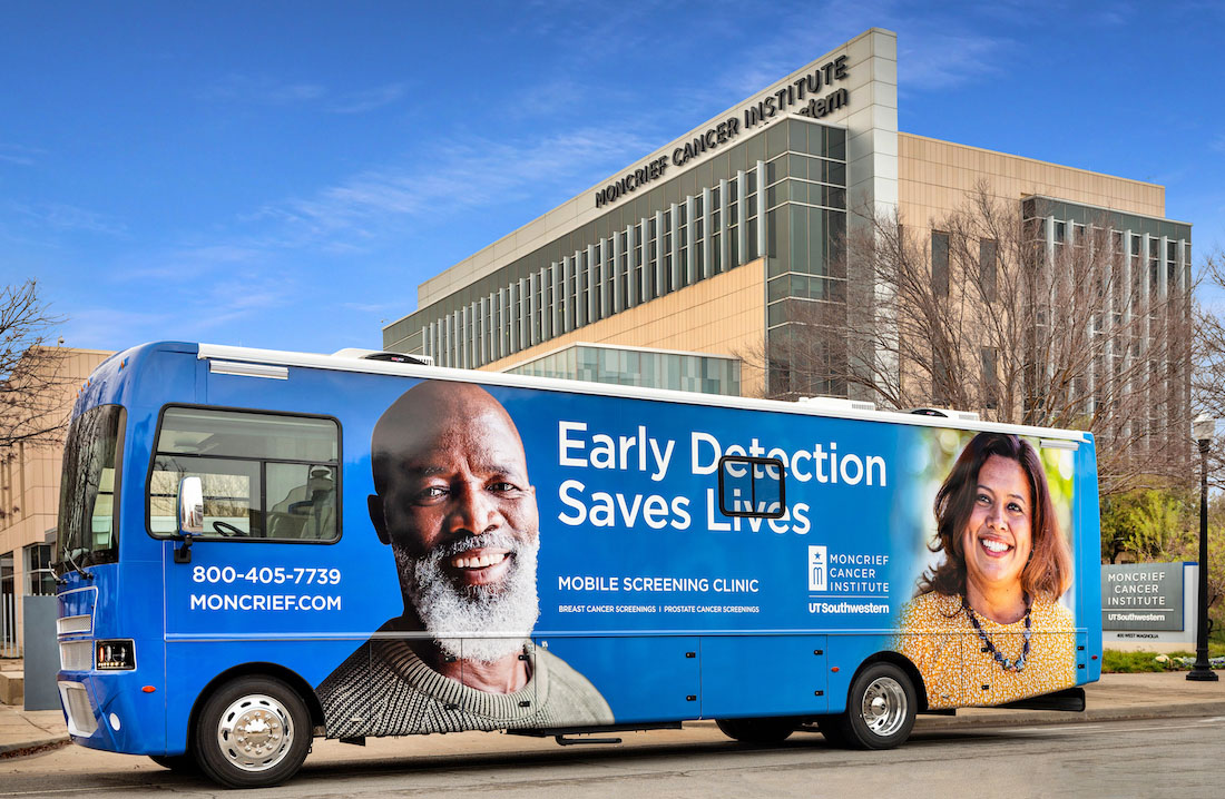 Moncrief Cancer Institute's new Mobile Screening Clinic