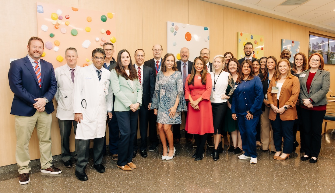 Group photo of male and female medical professionals