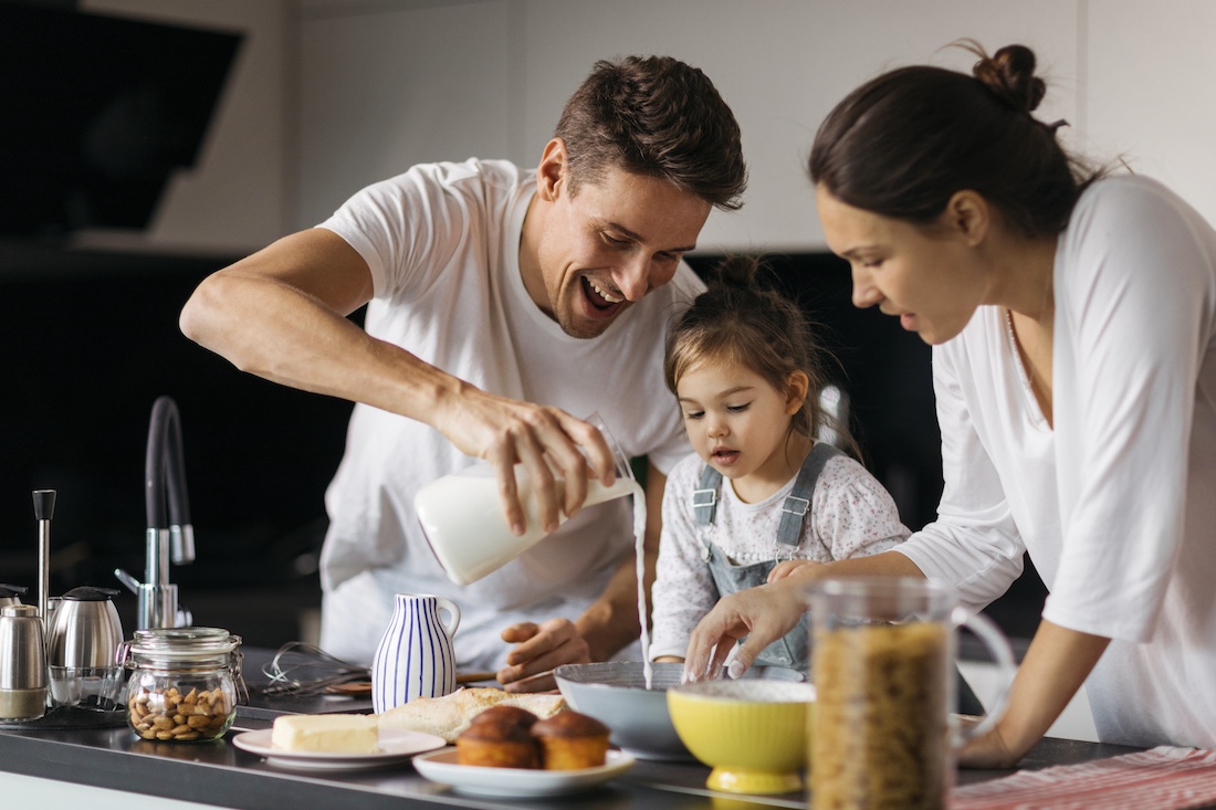 Cooking is fun with loved ones