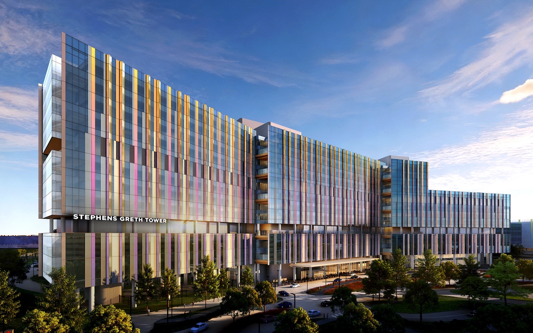New Moody Children&rsquo;s Hospital will be named Stephens Greth Tower.