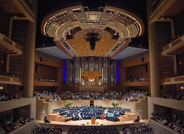 UT Southwestern Medical School commencement ceremonies at the Morton H. Meyerson Symphony Center 