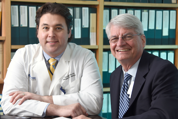 Drs. Nelson and McIntire in office