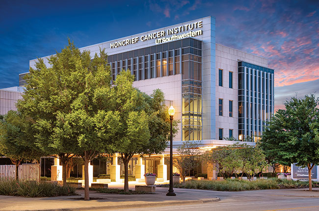 Photo of UT Southwestern's Moncrief Cancer Institute