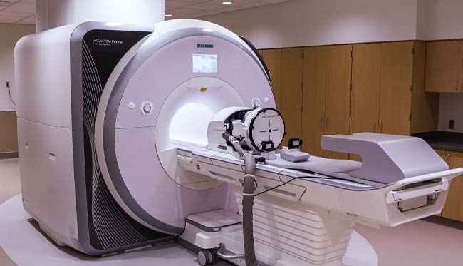 Photo of an MRI machine