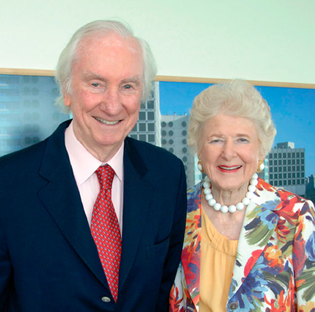 Portrait of Peter and Edith O'Donnell