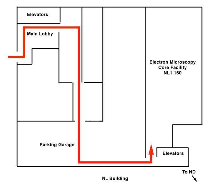 Map of the location of the EMCF