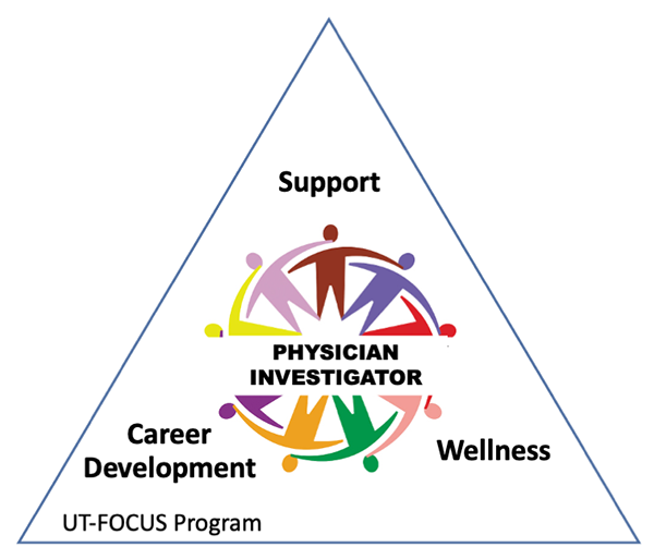 UT-FOCUS Program combining Support, Wellness and Career Development for the Physician Scientist