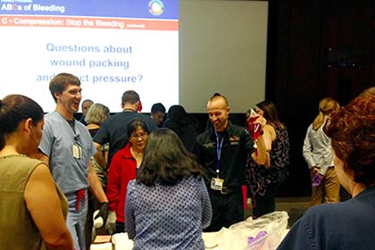 National Stop the Bleed Day is March 31, schedule a class for your department today