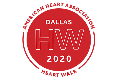 Logo: American Heart Association Dallas Heart Walk 2020