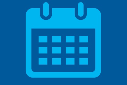 Icon of a calendar page